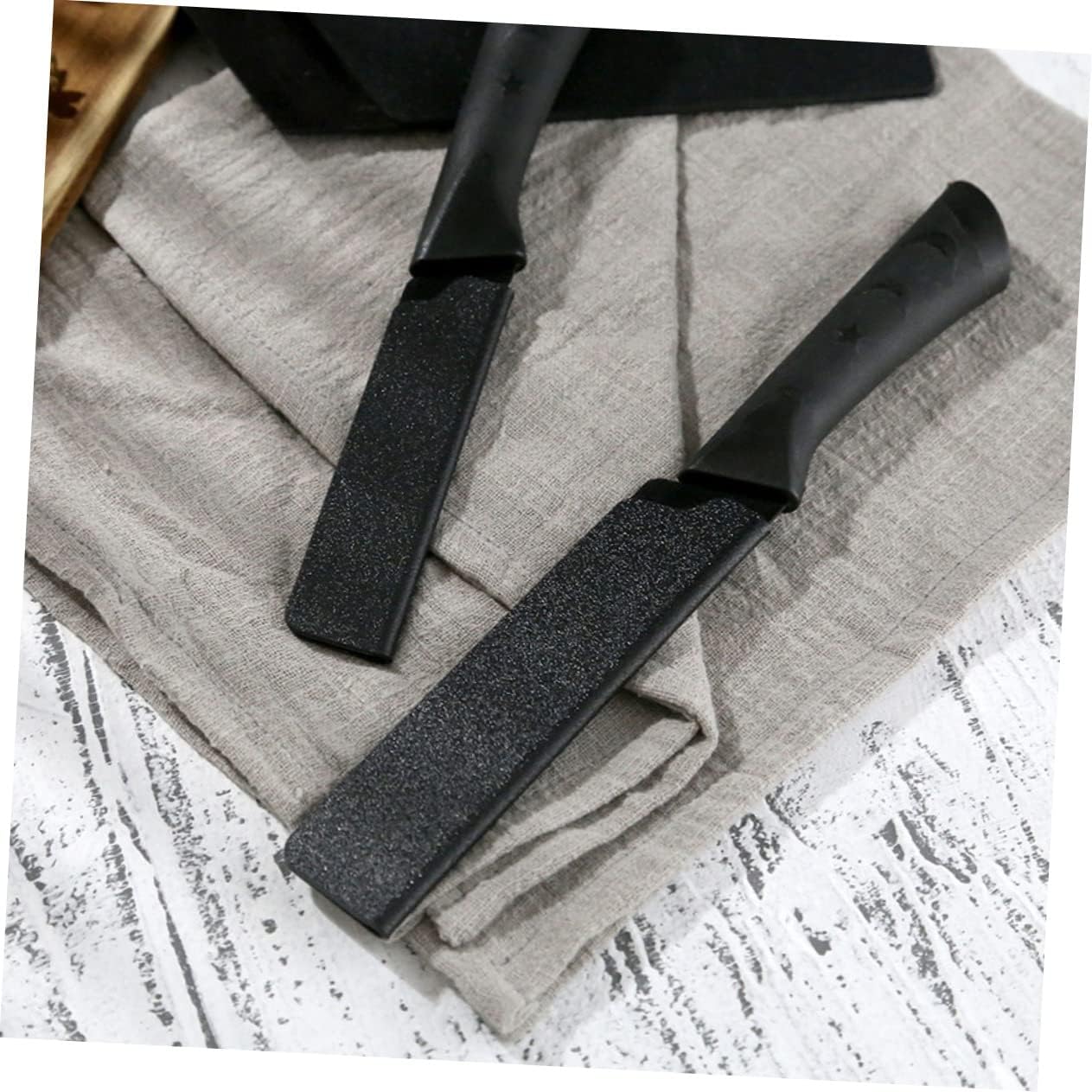 Flocking Design 5-Piece Cutter Protective Covers Kitchen Knives