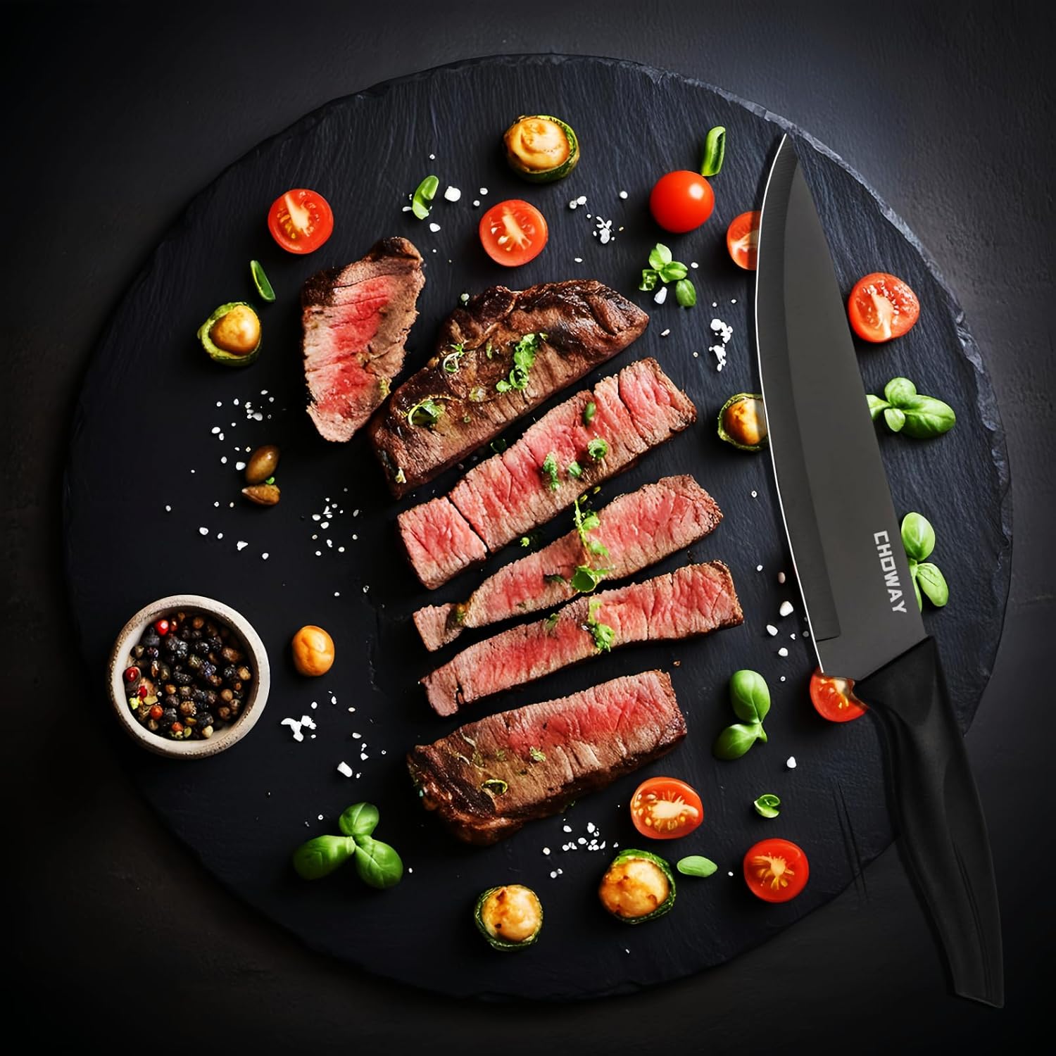 CHOWAY Precision Laser 14-Piece Knives Set
