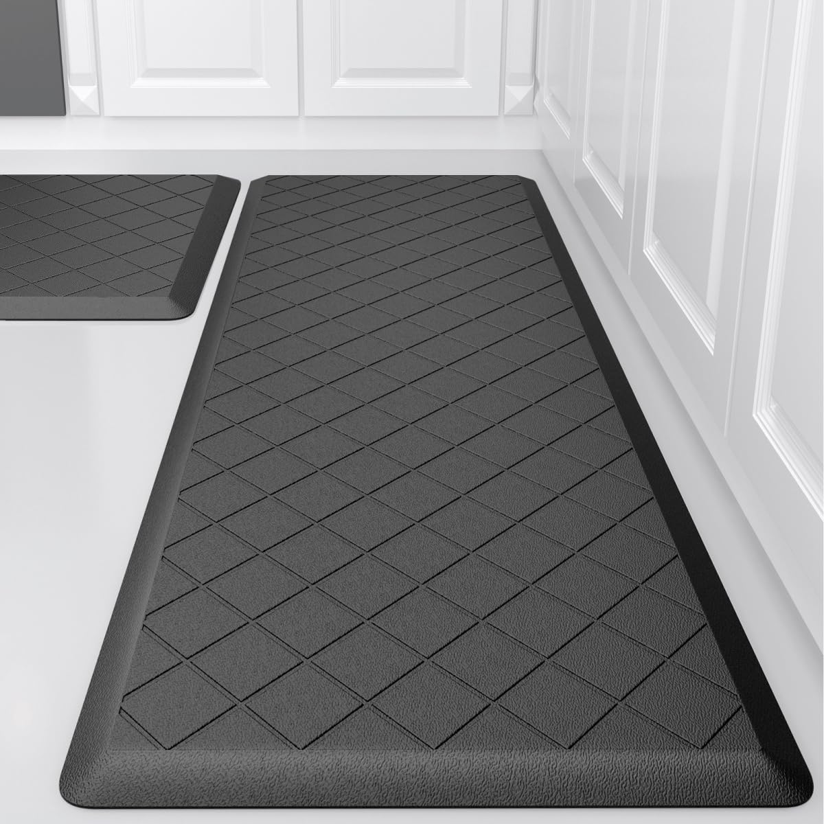 Cushioned Kitchen Mat 2-Pack Anti-Fatigue Heavy Duty Ergonomic Comfort
