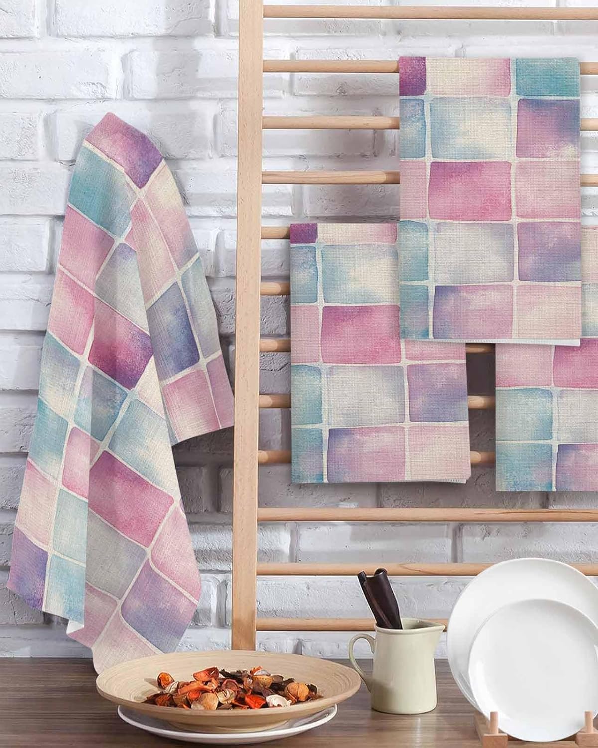Versatile Waffle Towels for Bathrooms Kitchens