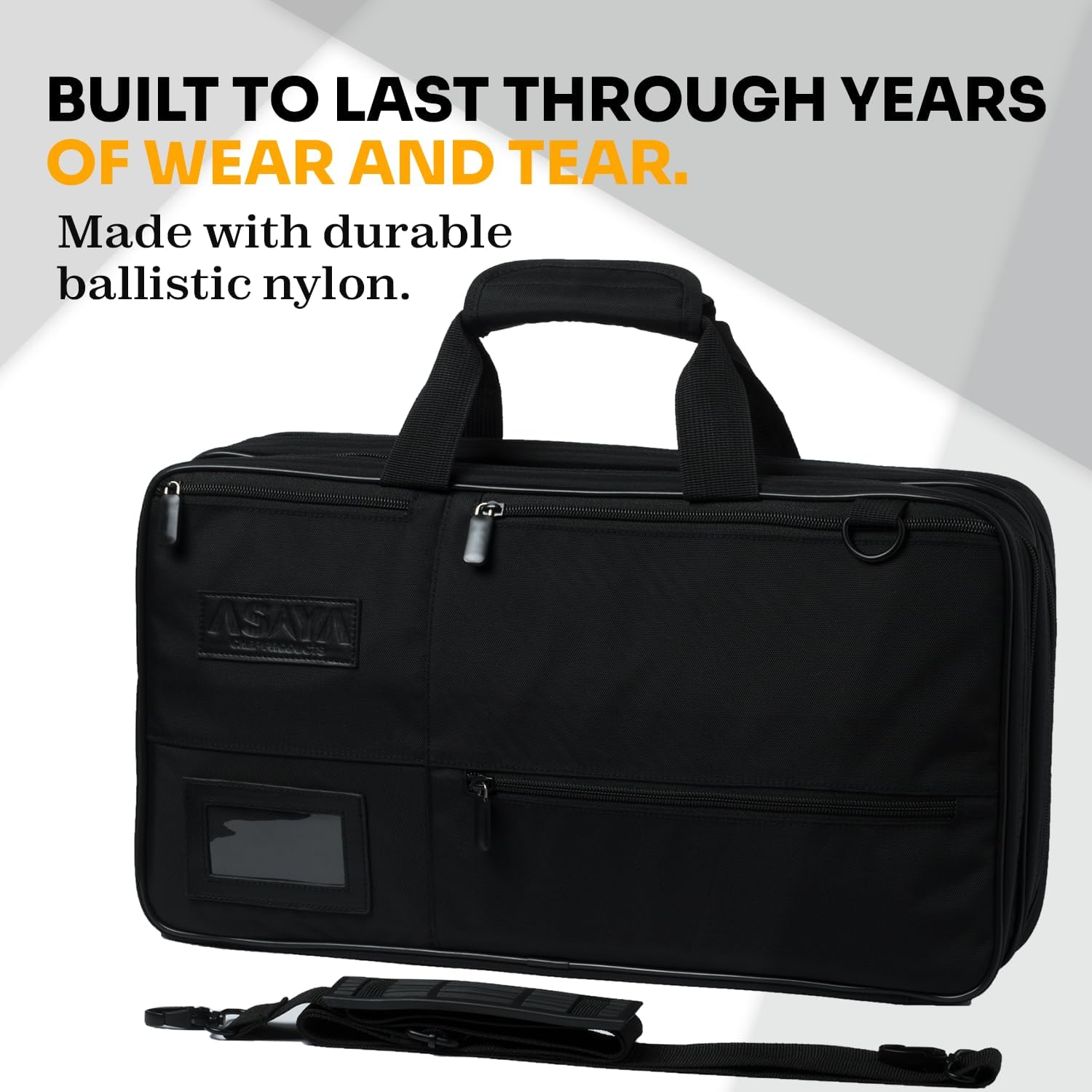 Asaya Chef Knife Bag 28 Pockets for Organization and Durability