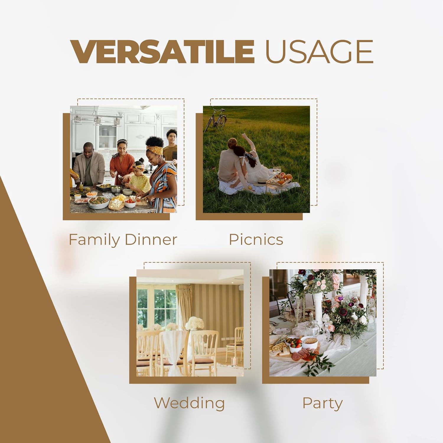 Versatile Rectangle Waterproof Dining Table Cloth