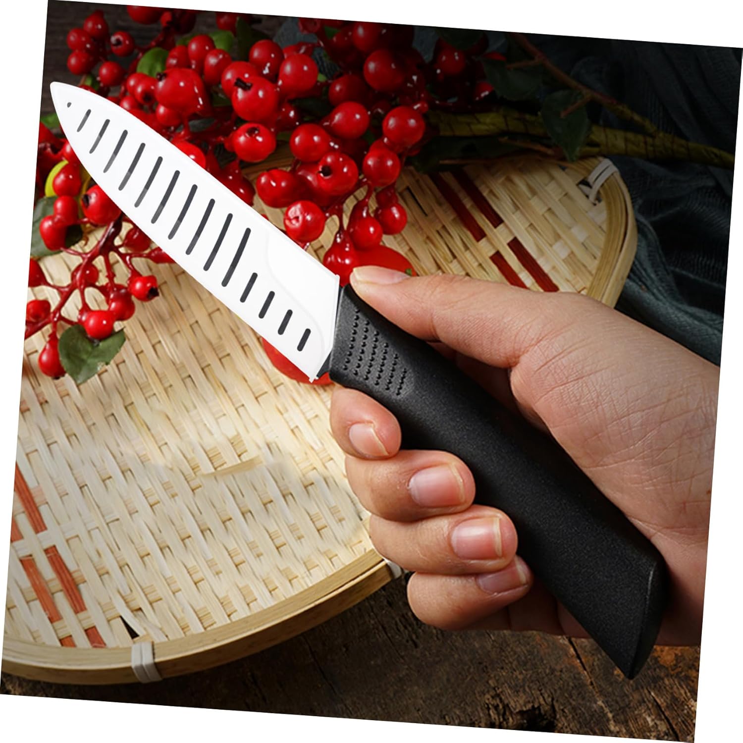 KIC HOUSE 6-Piece Scabbard Fruit Knife Blade Guard Kitchen knives Set