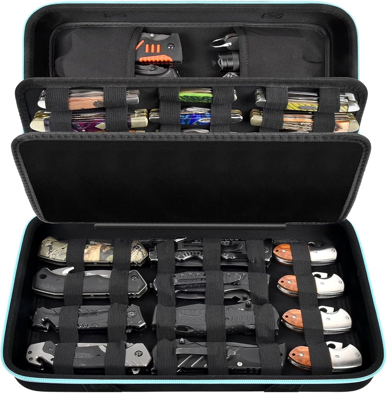Set of 45 Pocket Knife Storage Box