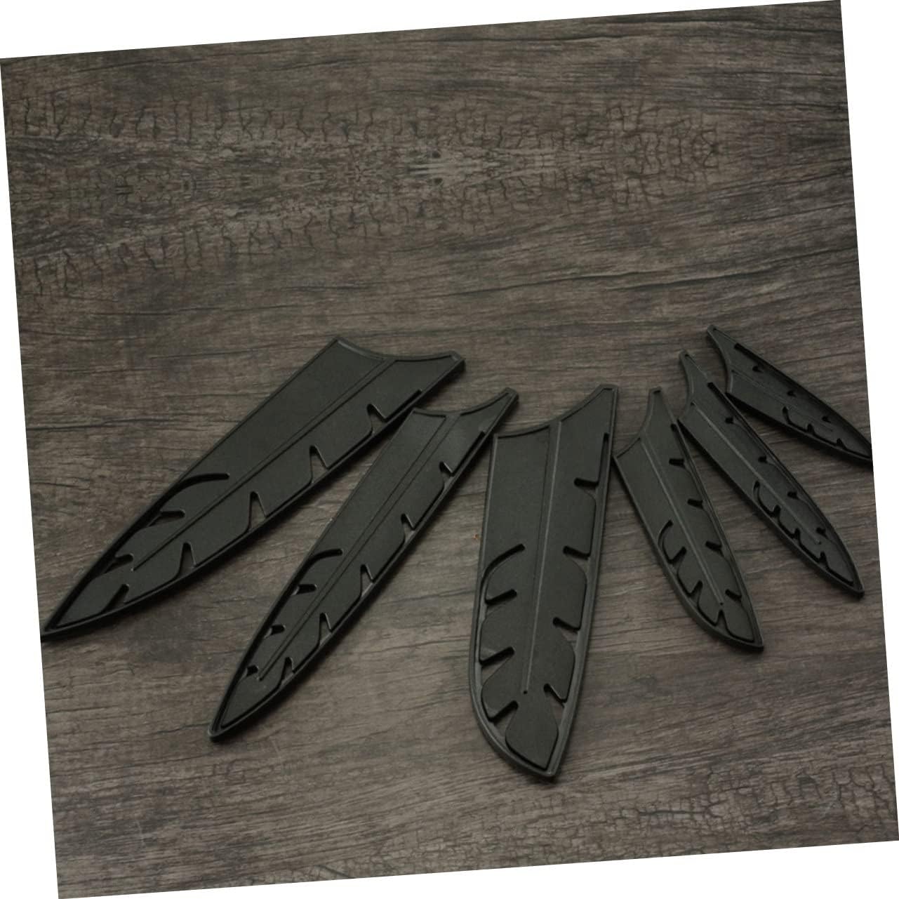 Premium 10-Piece Steel Knife Set Covers Durable Sharp Kitchen Knives Protector
