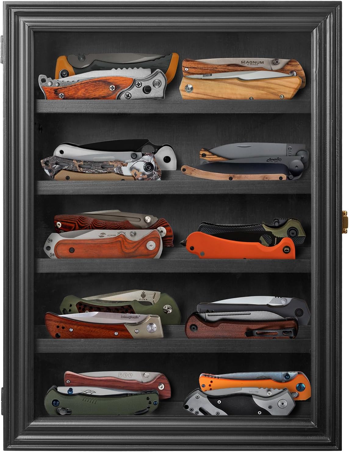 ZAYALI Pocket Knife Display Case