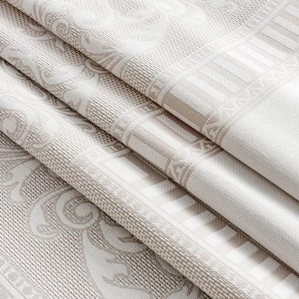 GOLD SAIL Premium Taupe Tablecloth - Outdoor Waterproof Rectangle