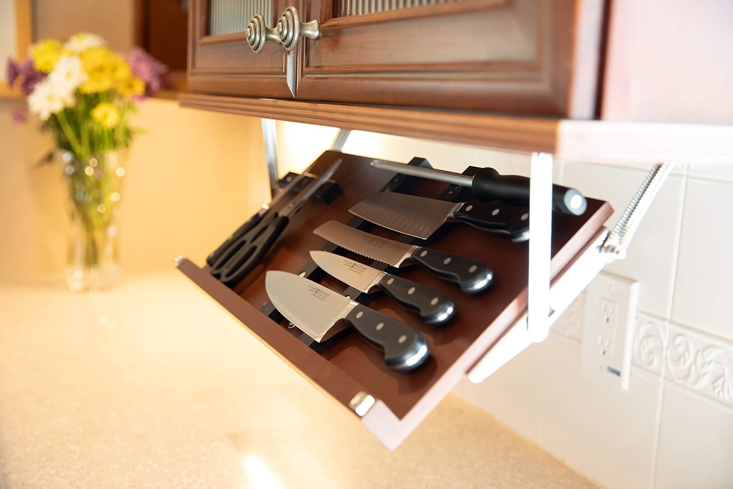 Clutter-Free Storage Under Cabinet