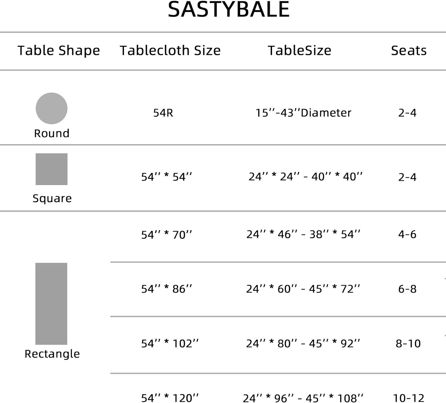 Waterproof Cotton Linen Tablecloth 54x54
