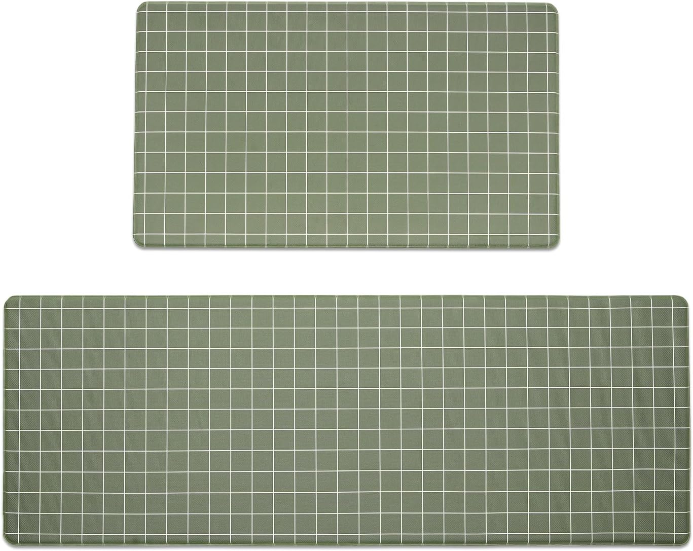 FRESHMINT Kitchen Mat Set Soft Durable 2-PieceANTI-FATIGUE Mat