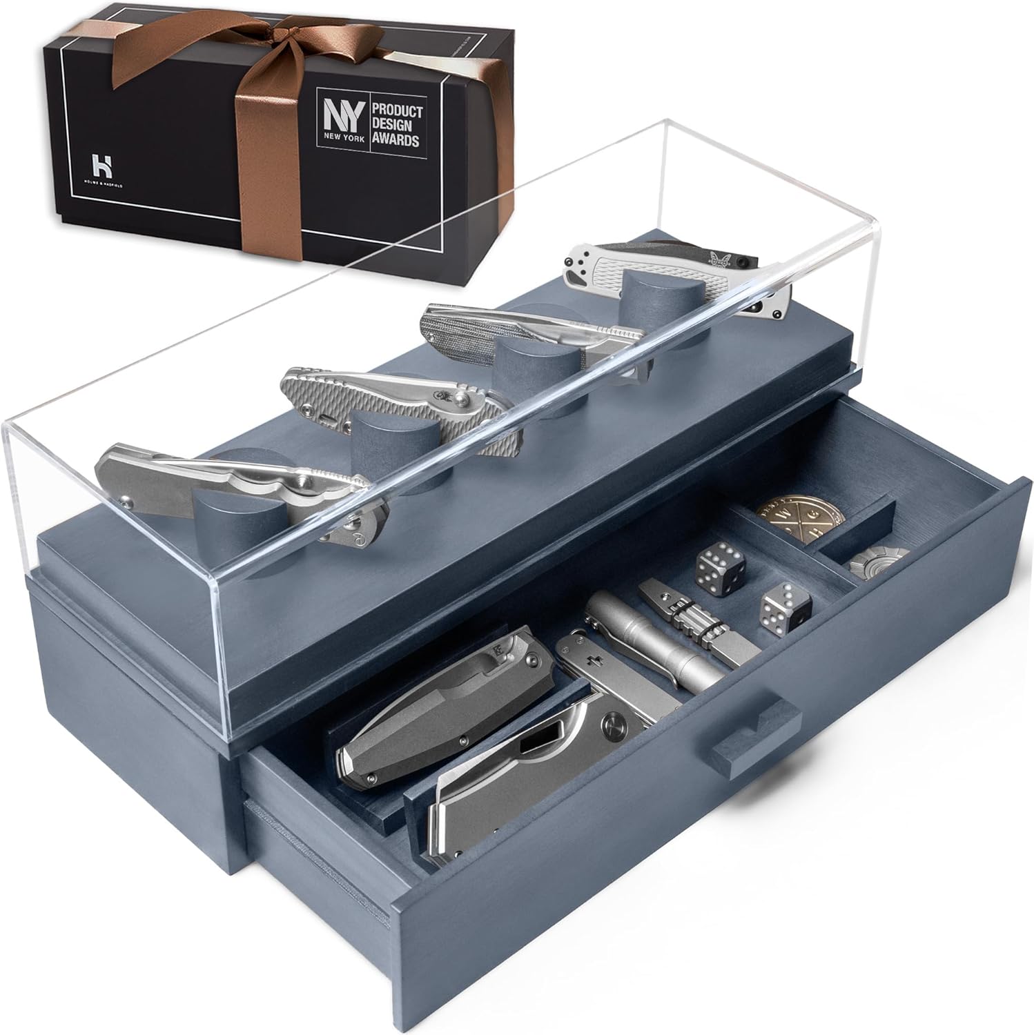 Prec Cru 10-Knife Pocket Knife Display Case