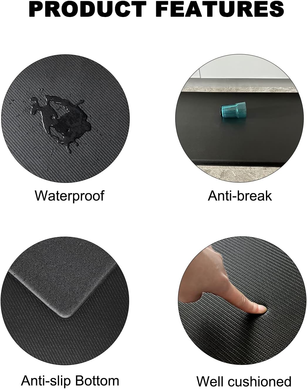 Memory Foam Anti-Fatigue Kitchen Mat