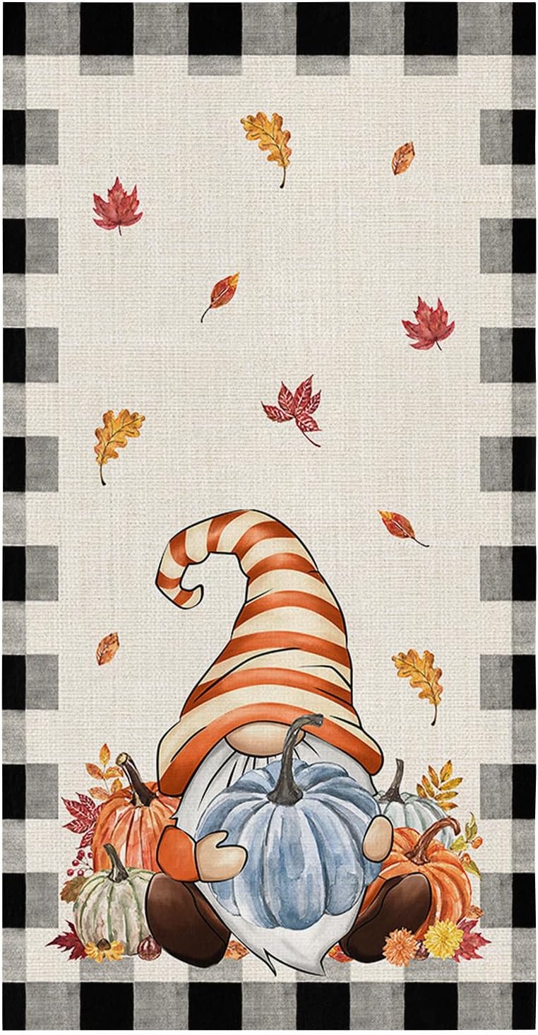 Thanksgiving Plaid Kitchen Towels