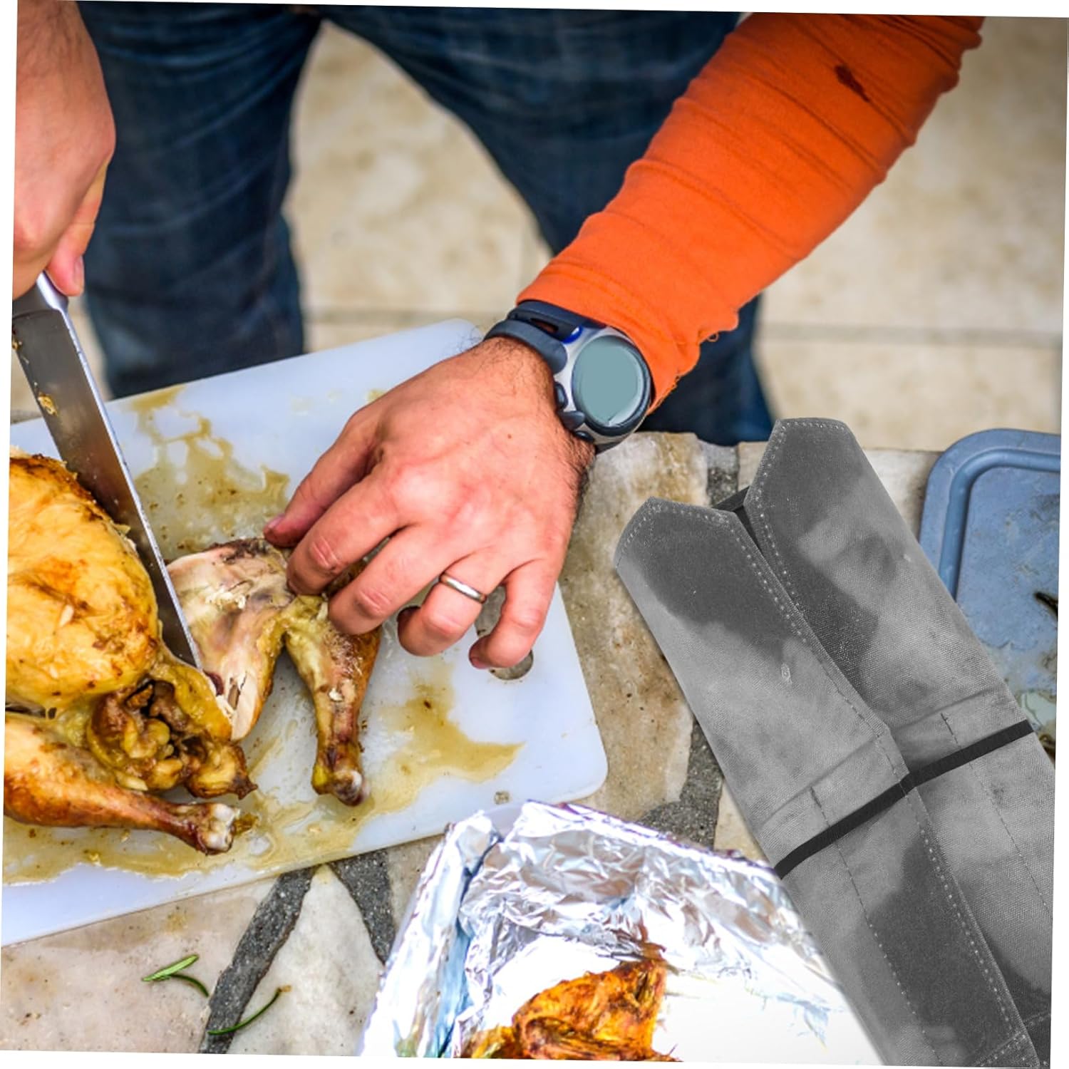 KICHOUSE Portable Chef Cutter Storage Bag