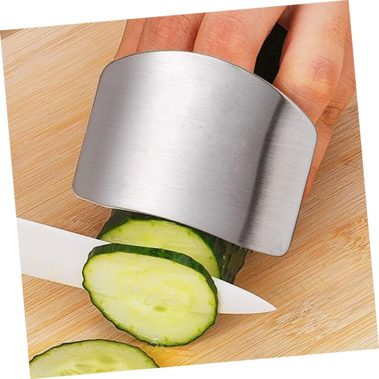 PRETYZOOM Stainless Steel Finger Guards for Cutting