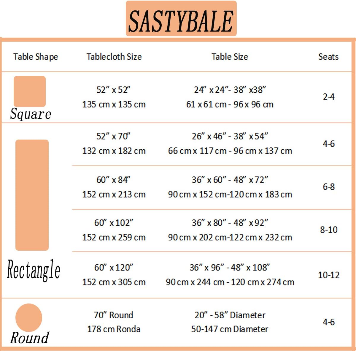 SASTYBALE Off-White Jacquard Tablecloth 52x70 Durable Elegant Perfect for Home Office