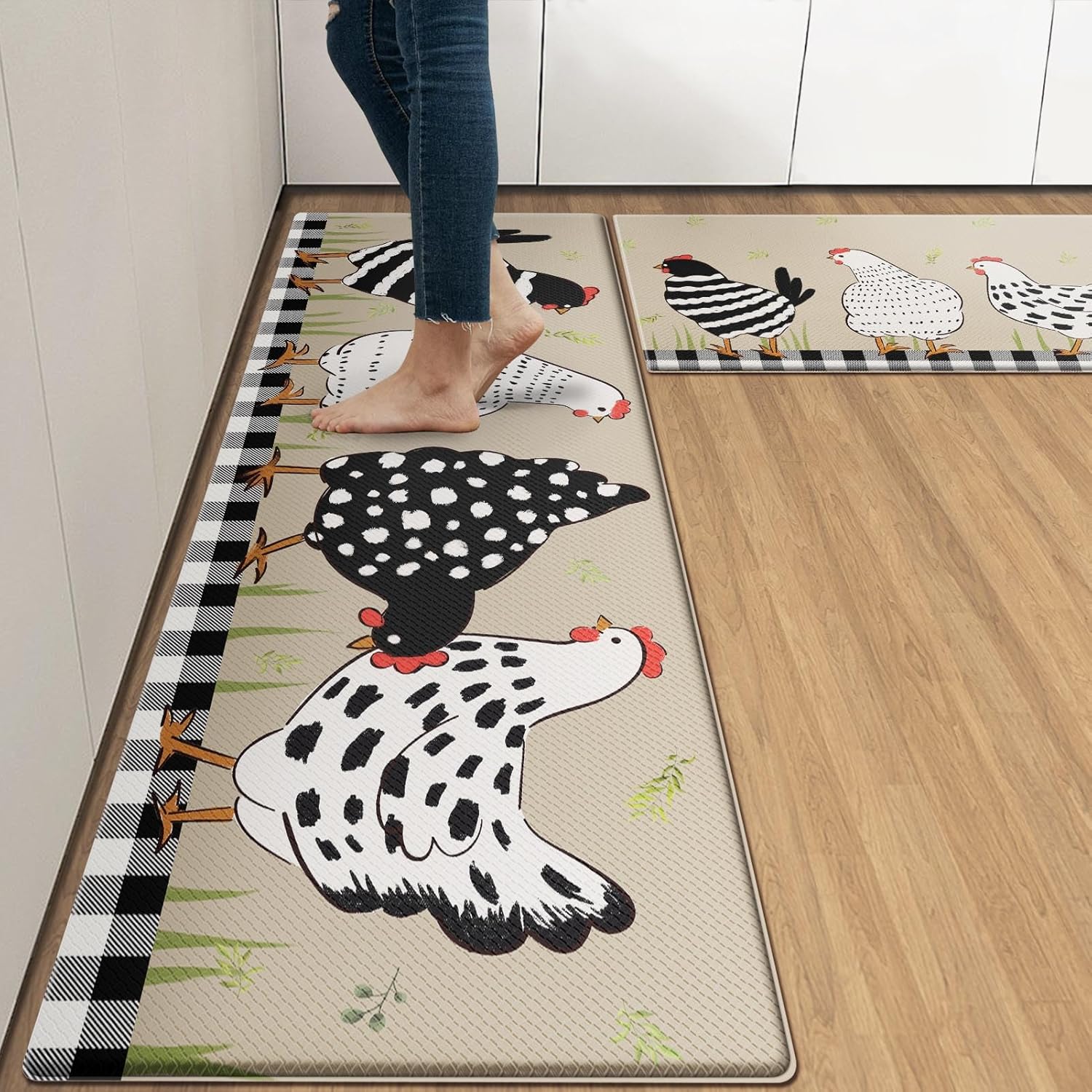Anti-Fatigue Kitchen Rugs Set of 2 miraclefloor