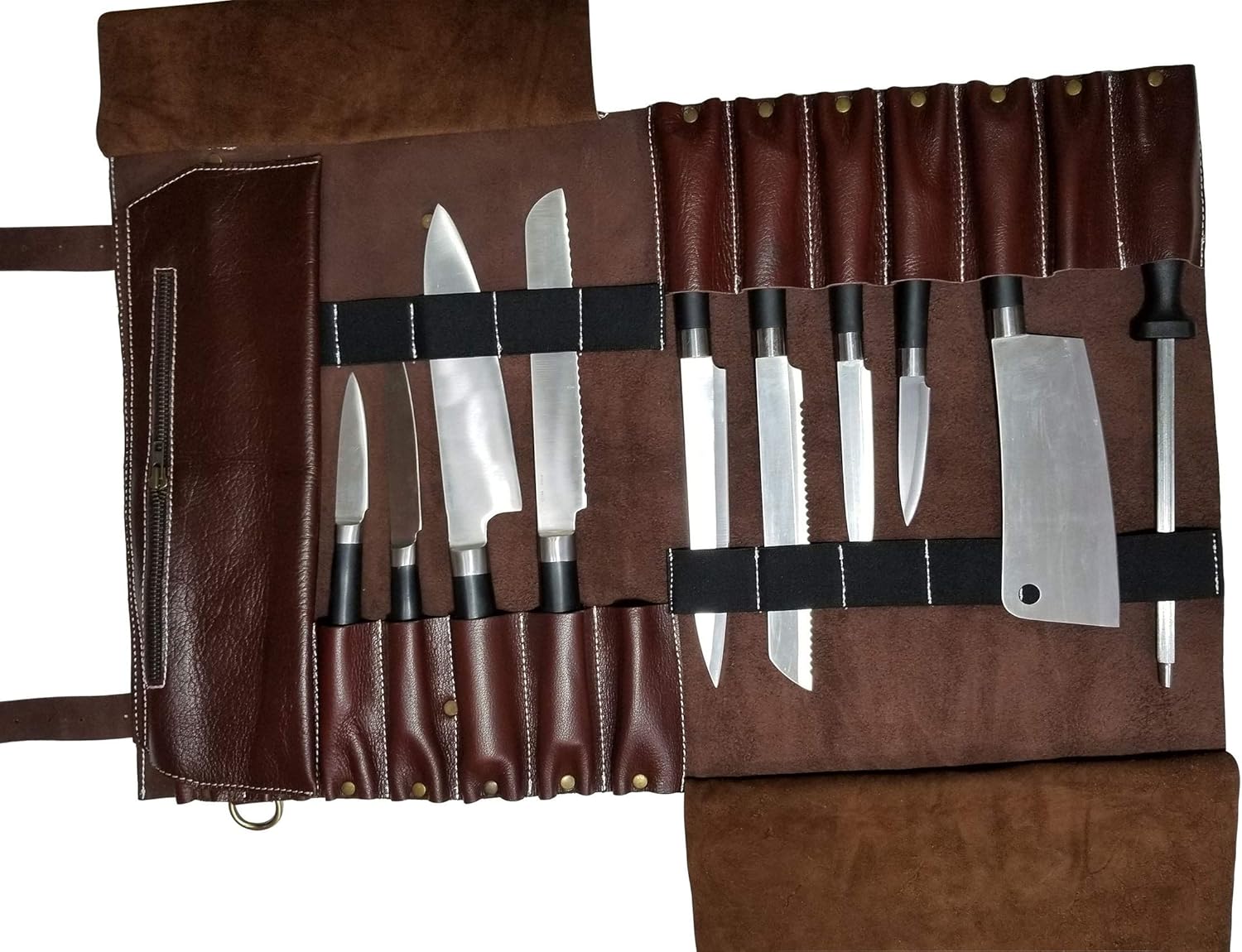 Lexuttle Premium Leather Chef Knife Bag