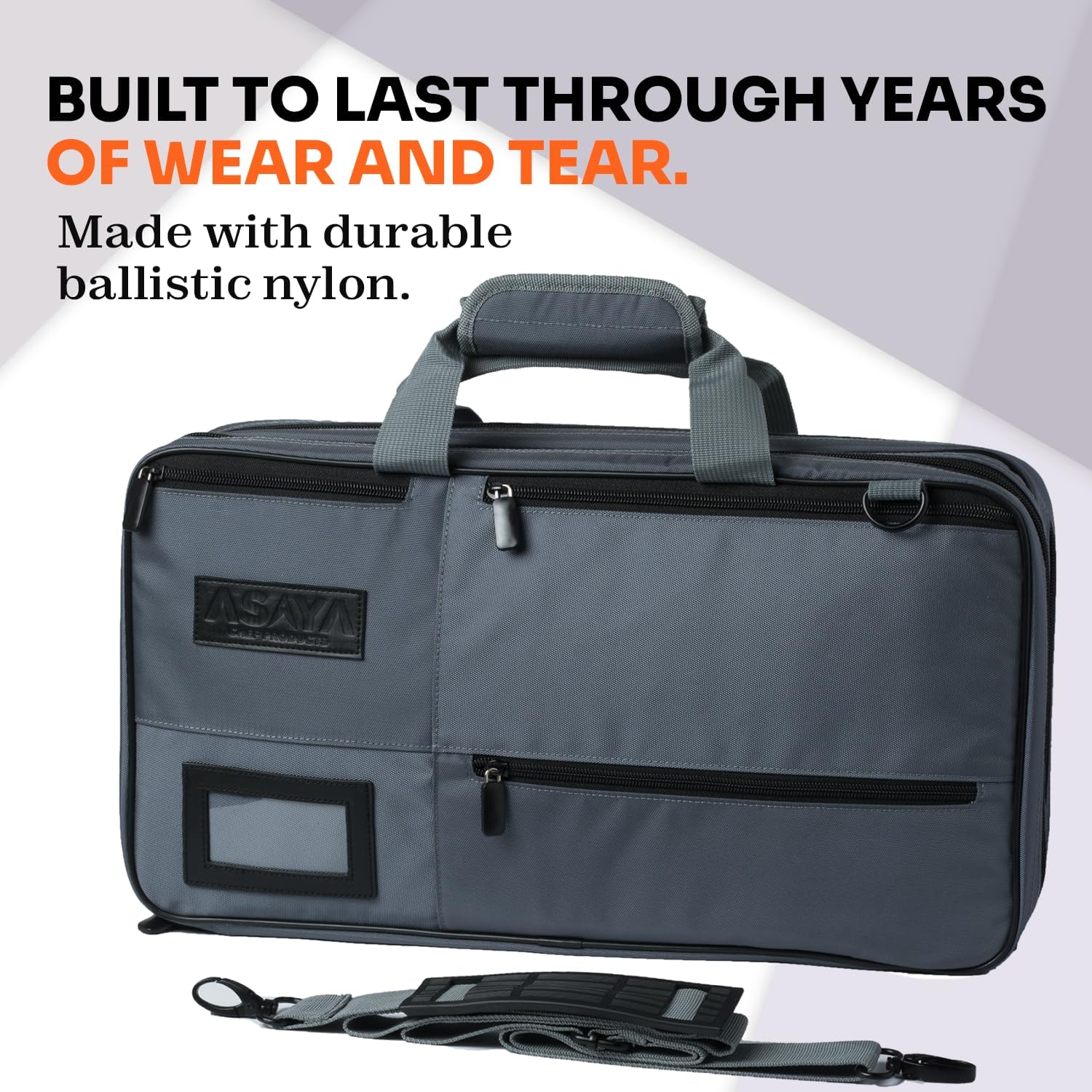 Asaya Chef Knife Bag - 28 Pockets - Durable - Ballistic Nylon