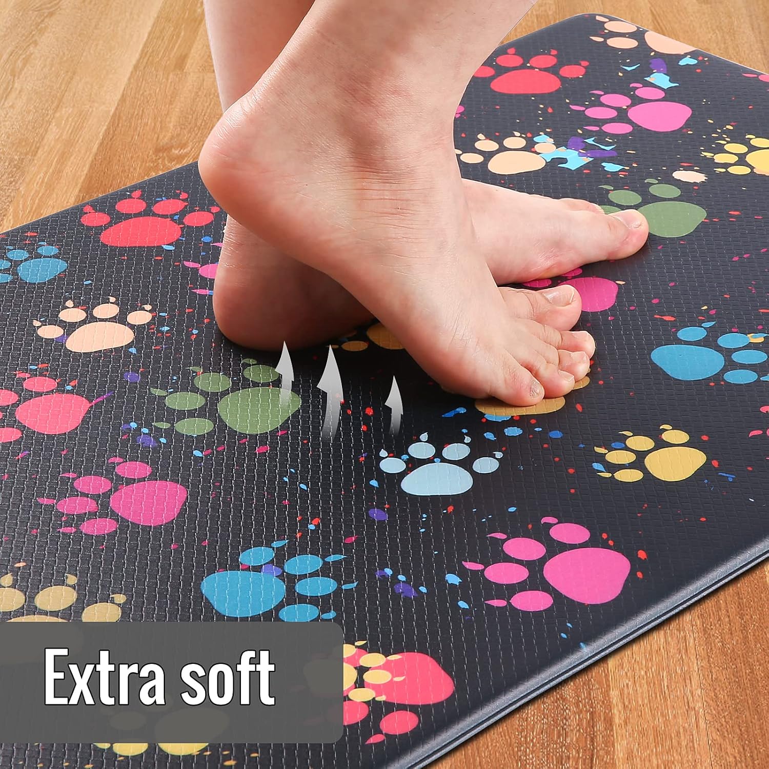 2-Piece Anti-Fatigue Kitchen Mat Set for Standing Bappiness
