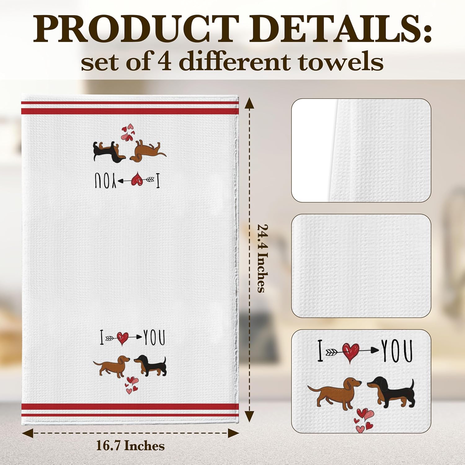 Delightful Dog-Themed Kitchen Towels for Women