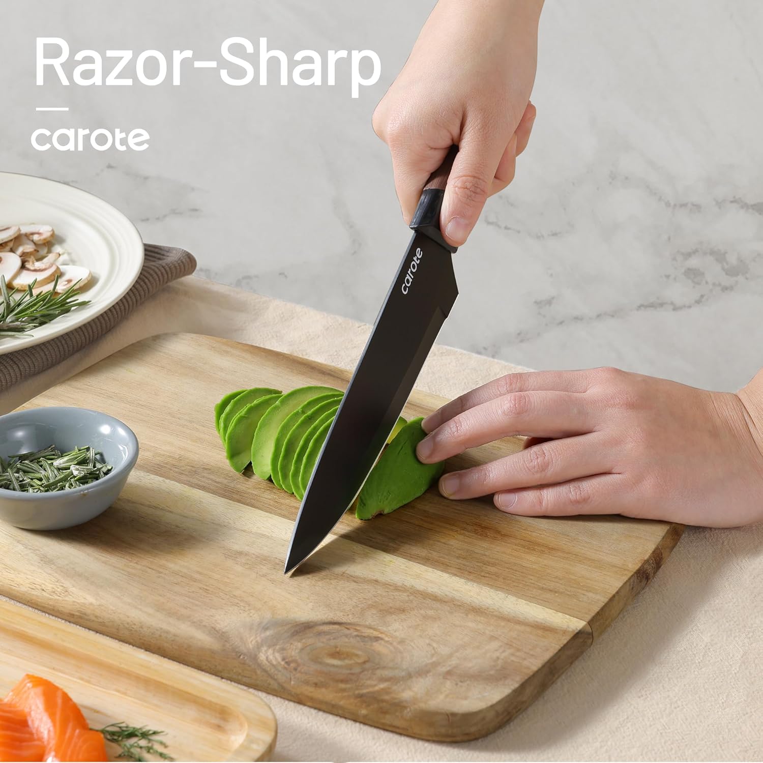 Complete 6-Piece Kitchen Knife Set with Precision