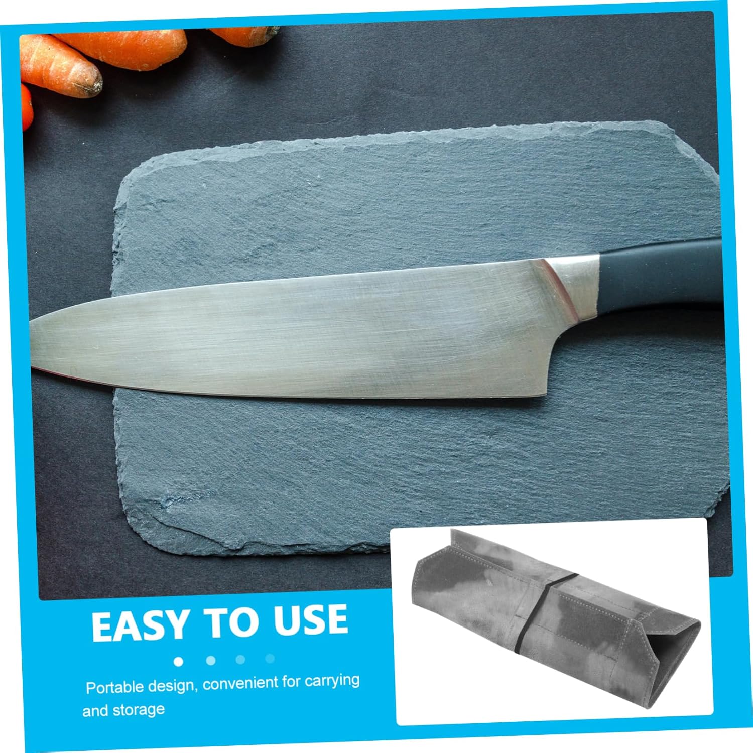 Toddmomy Portable Chef Cutter Storage Bag Durable Outdoor Use