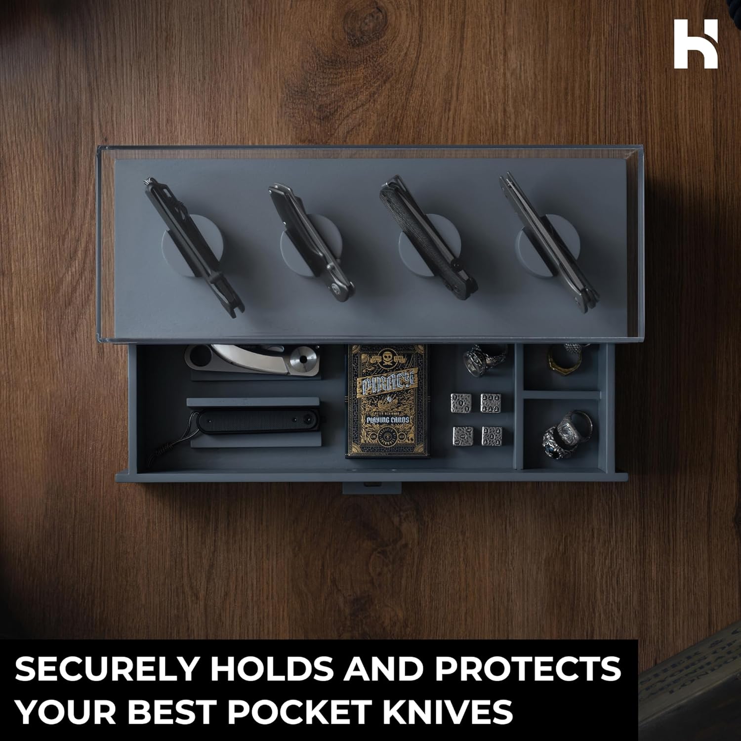 Prec Cru 10-Knife Pocket Knife Display Case