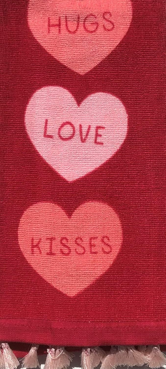 Celebrate Valentines Day Together - Love Heart - 2-Pack Kitchen Towels