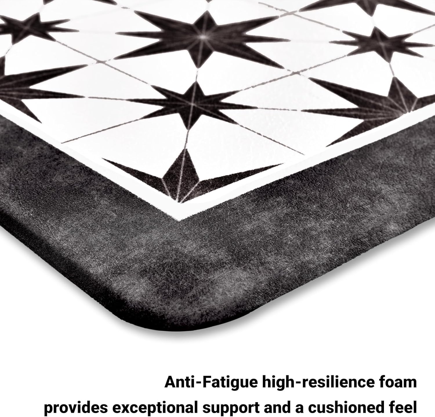 ANTIFATIGUE KITCHEN MATS NON-SLIP CUSHIONED RUGS FOR STANDING KITCHEN MORE 2PIECE SET