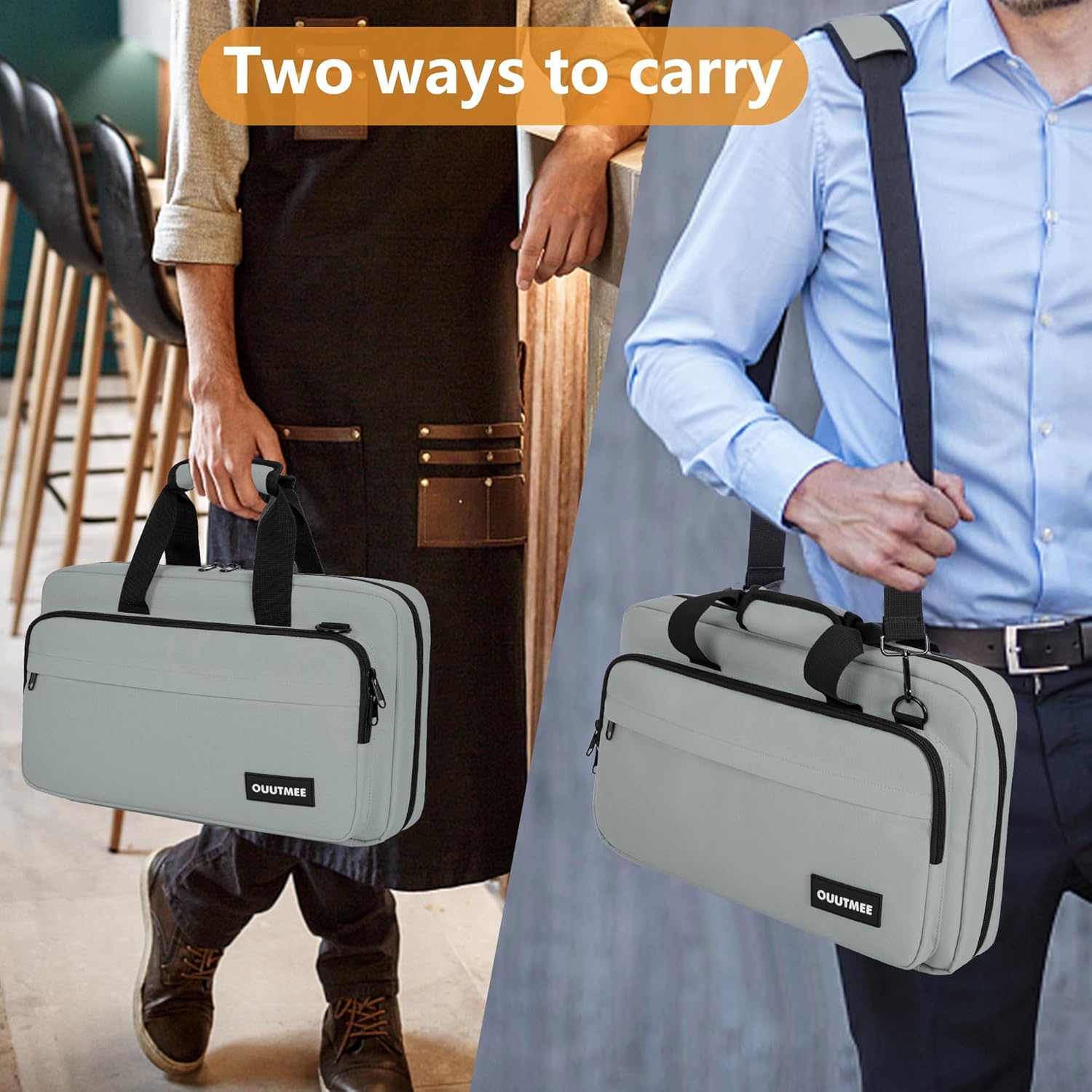 Professional Chef Knives Organizer with 25 Pockets