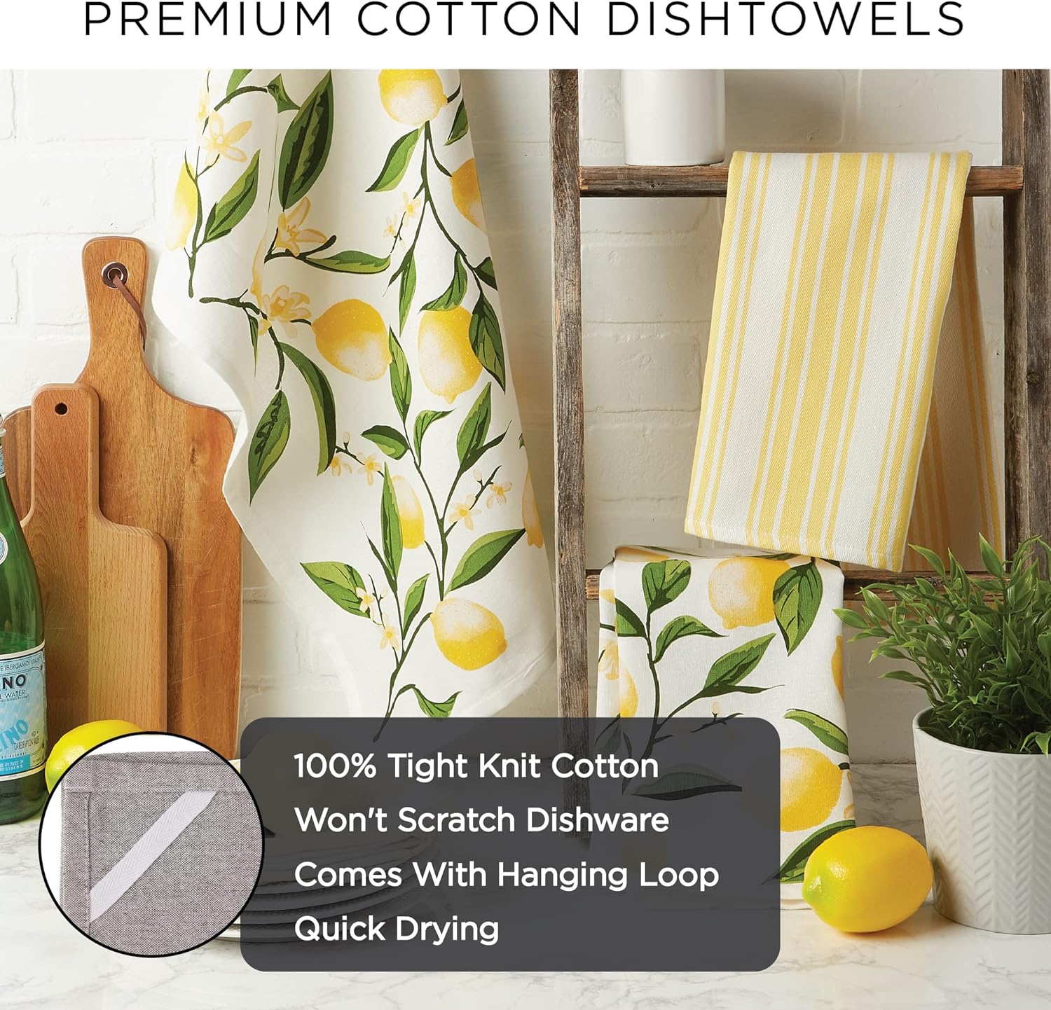 Elegant Pumpkin Spice Kitchen Towels
