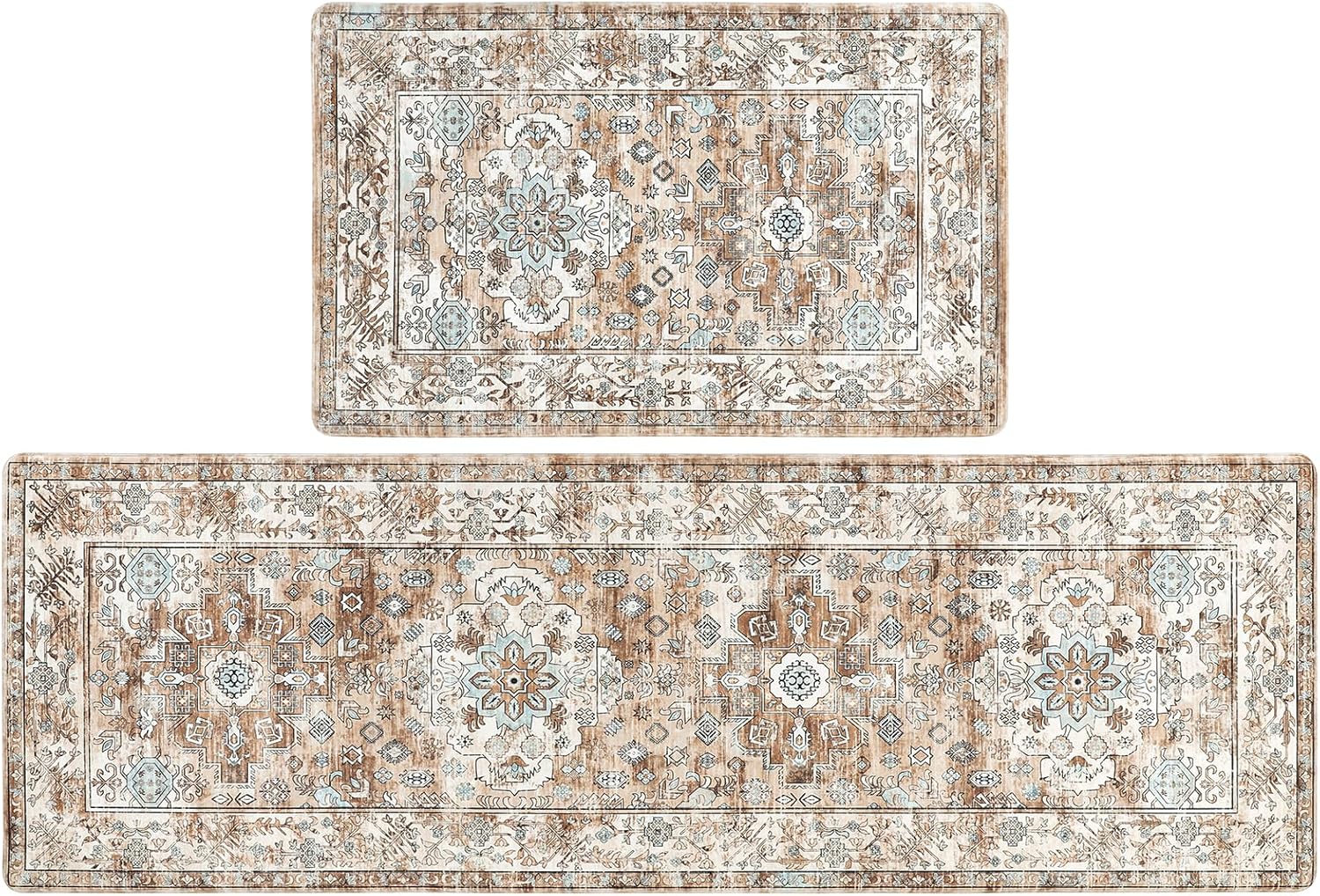 Pauwer Anti Fatigue Kitchen Mat Set of 2