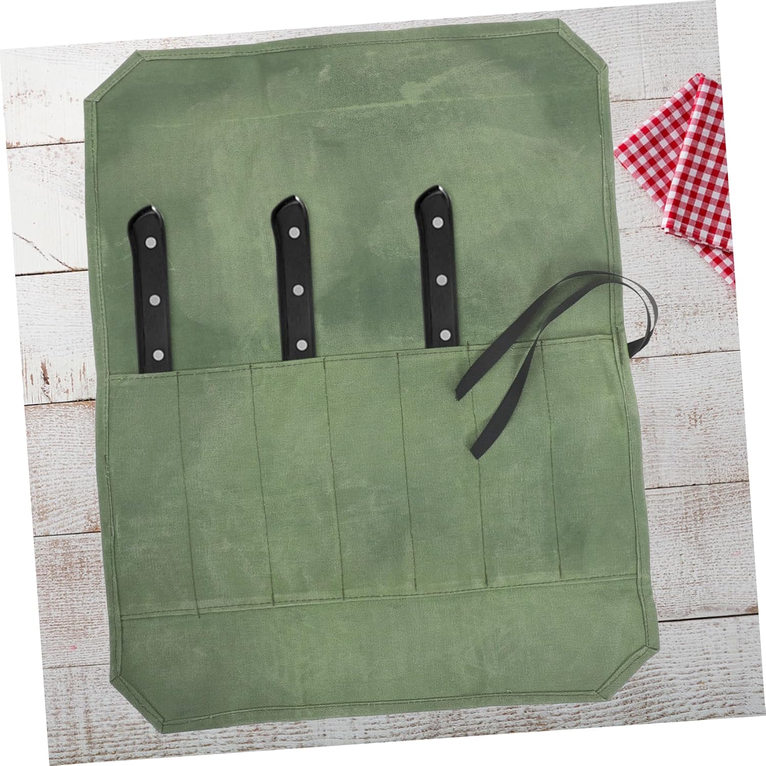 PrettyZoom Canvas Chef Knife Roll Bag