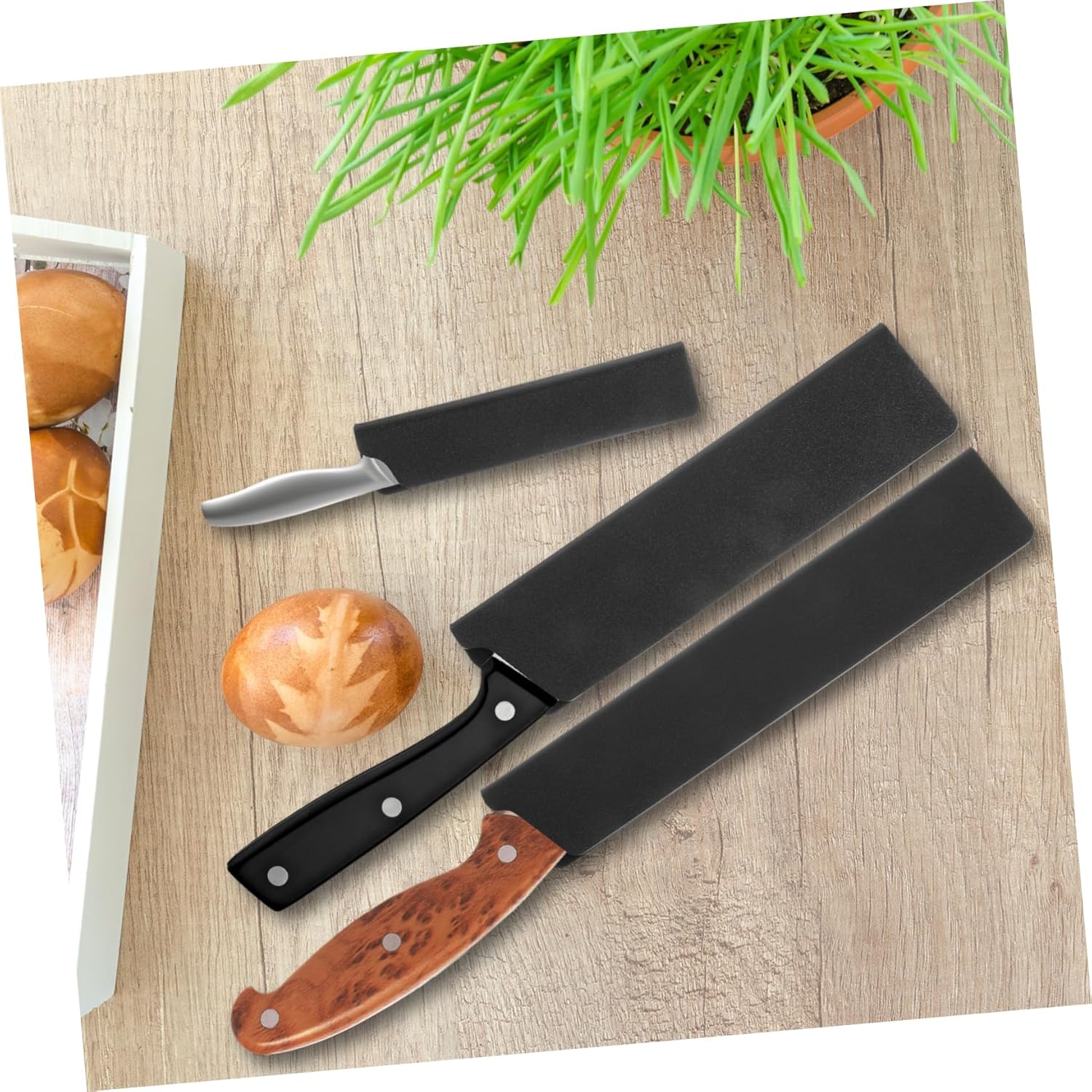 3-Piece Chefs Knives Protective Cover Multi-Use Lightweight