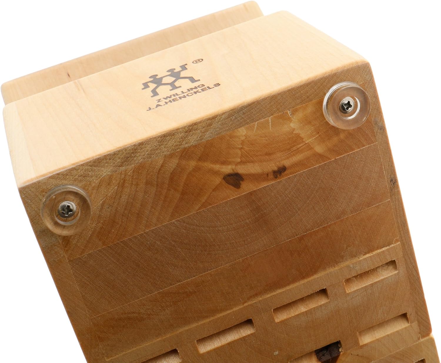 ZWILLING 20-Slot Knife Storage Block in Hardwood