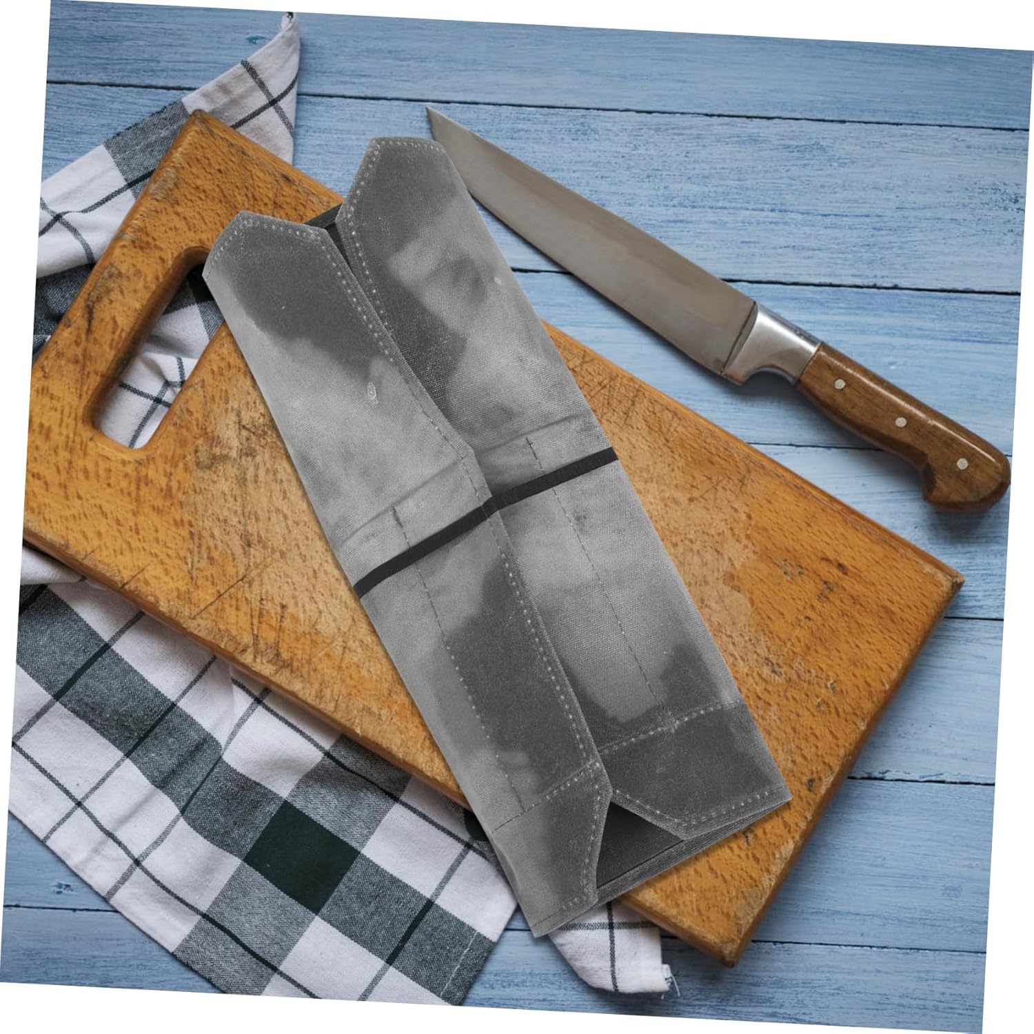 Sealed Waxed Canvas Chefs Knife Holder