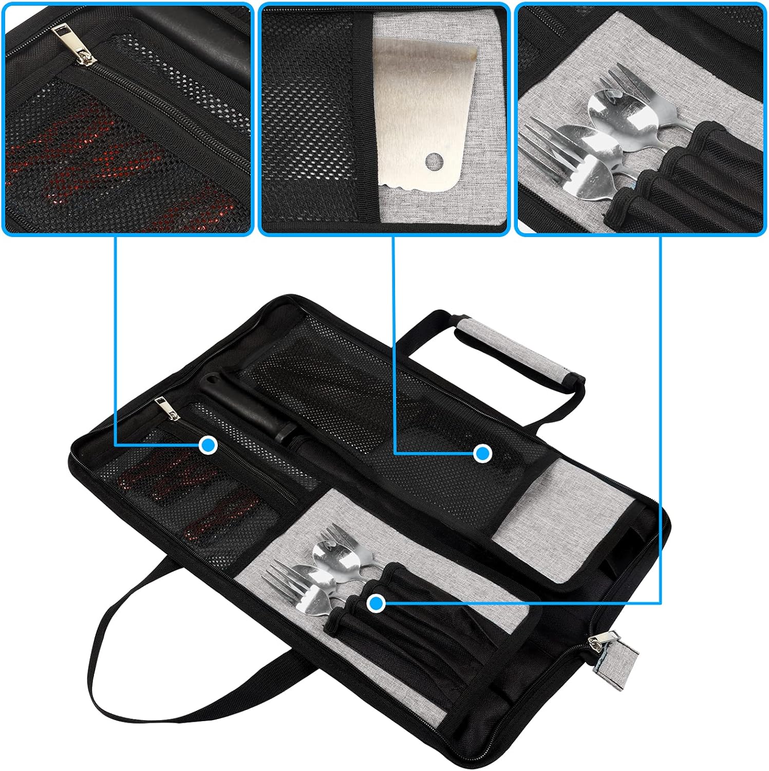 Premium Heavy Duty Knife Roll Bag
