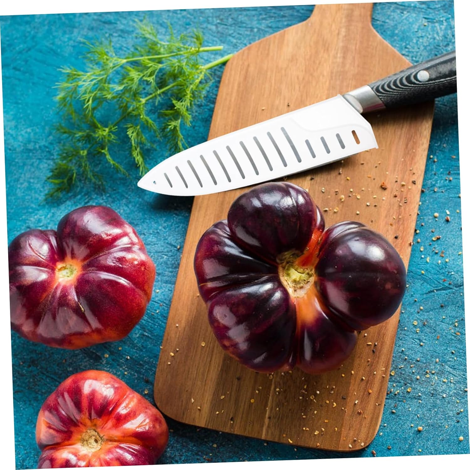 KIC HOUSE 6-Piece Scabbard Fruit Knife Blade Guard Kitchen knives Set