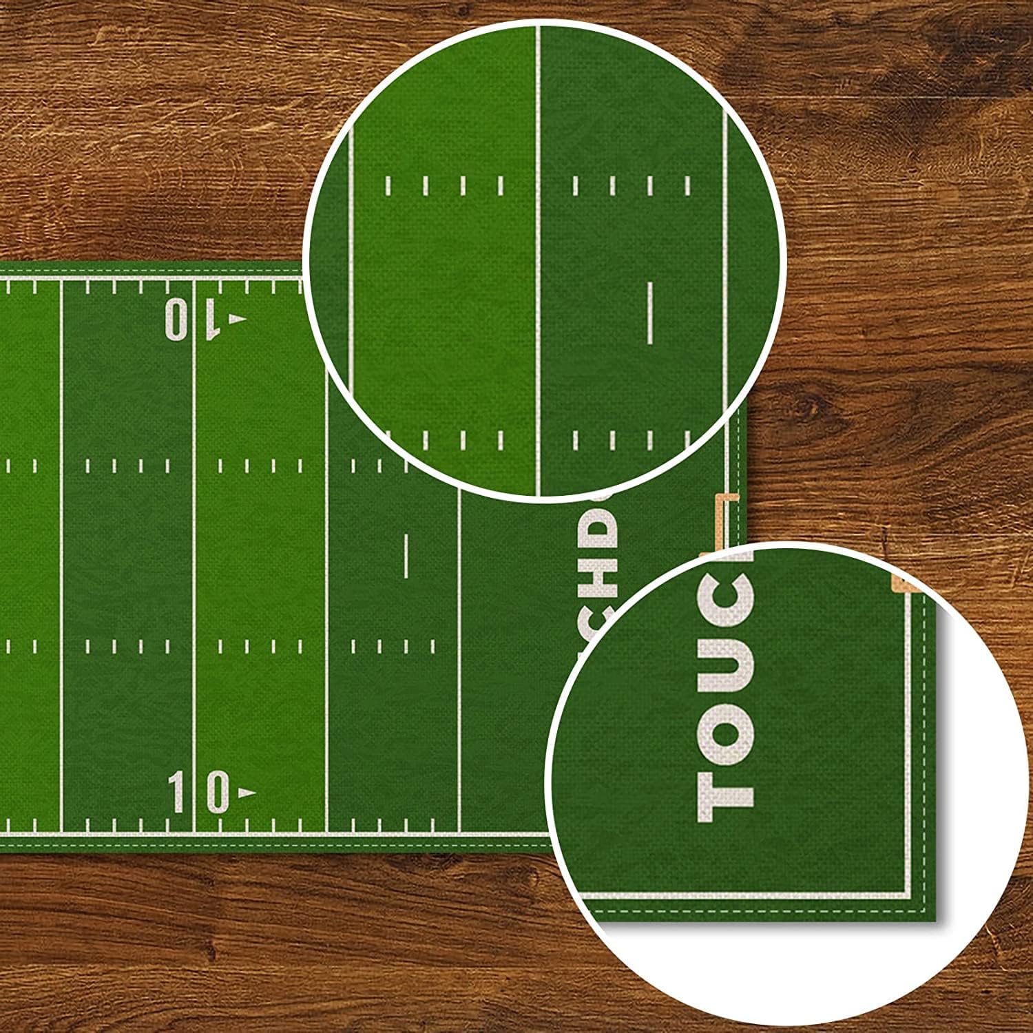 Pudodo Football Field Table Runner