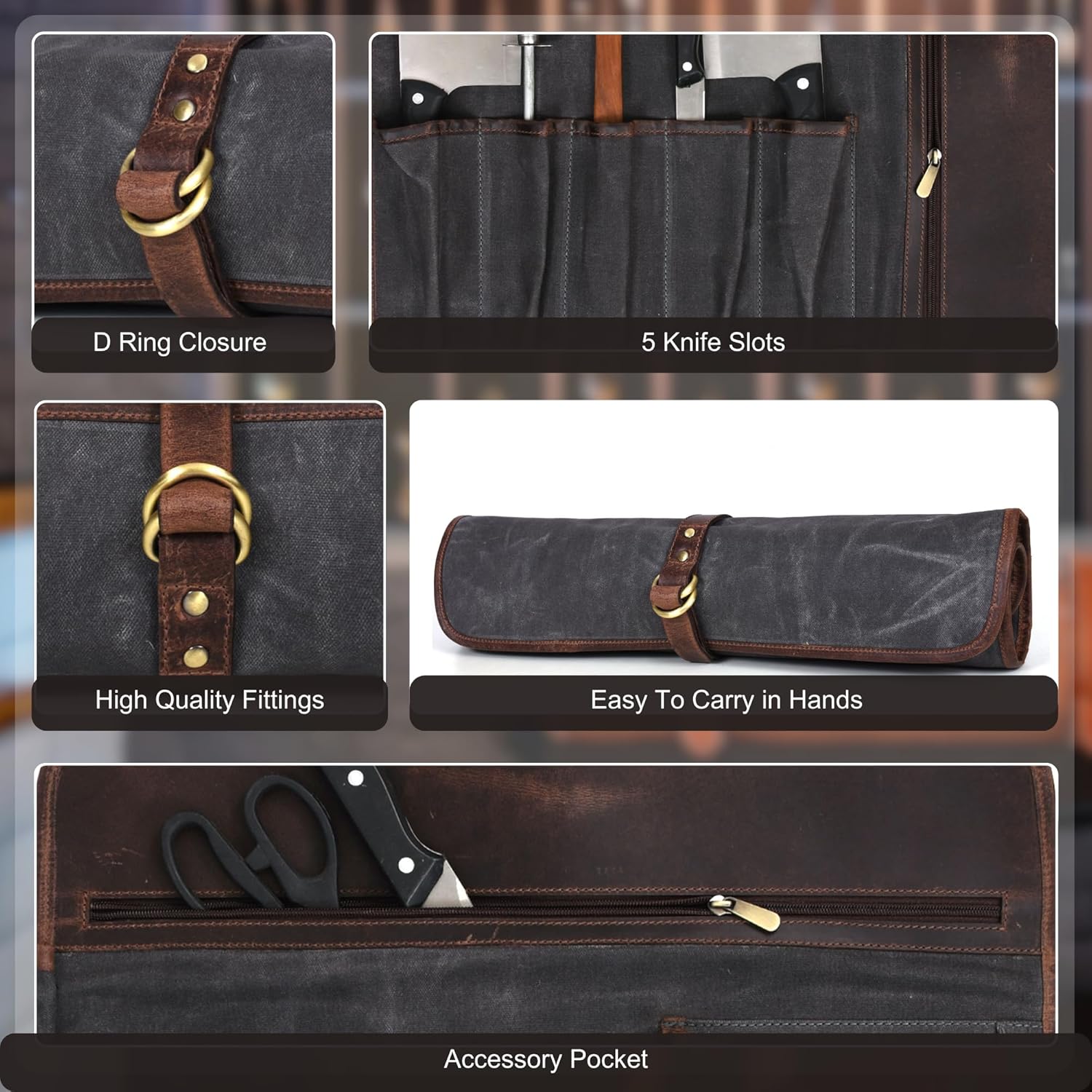 Premium Quality Chef Knife Roll Case