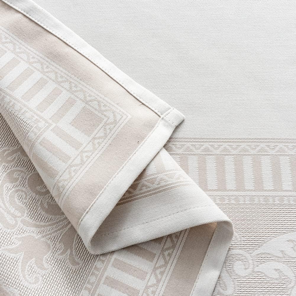 GOLD SAIL Premium Taupe Tablecloth - Outdoor Waterproof Rectangle