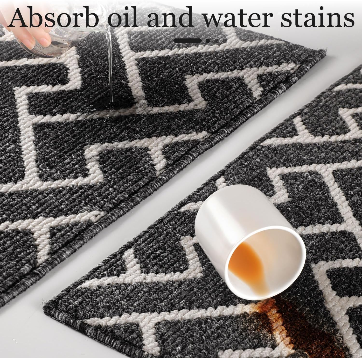 Hicapide Kitchen Rugs for Living Dining Kitchen