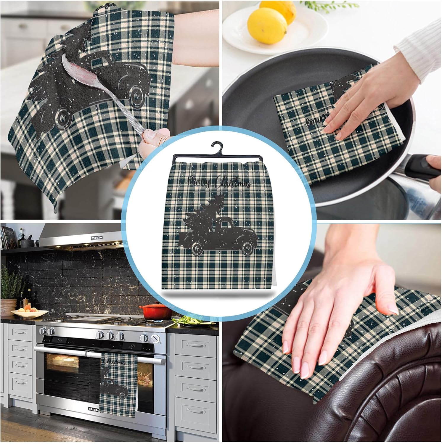 Christmas Truck Kitchen Towels