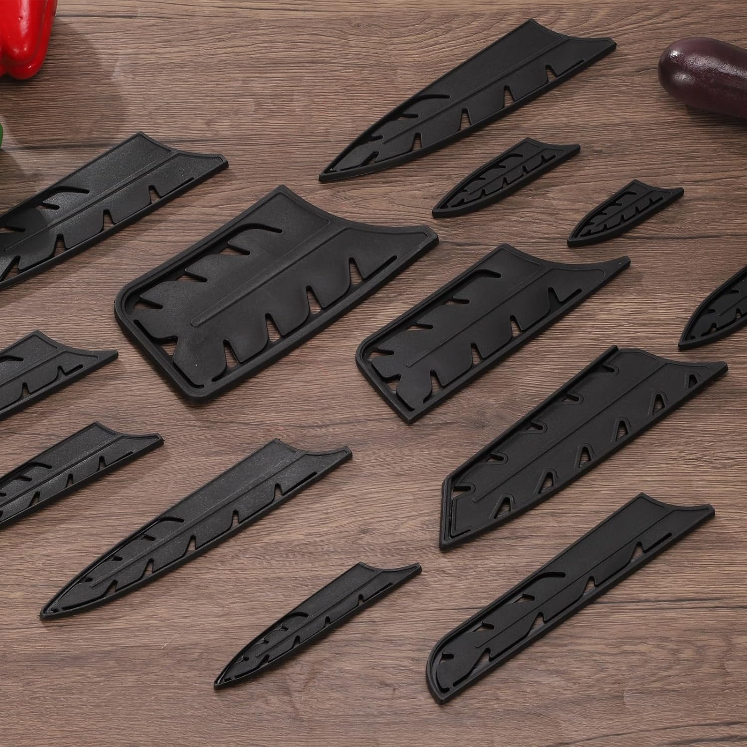 2 Pcs 8x14 PP Knife Covers Universal Edge Guard for Home Kitchen
