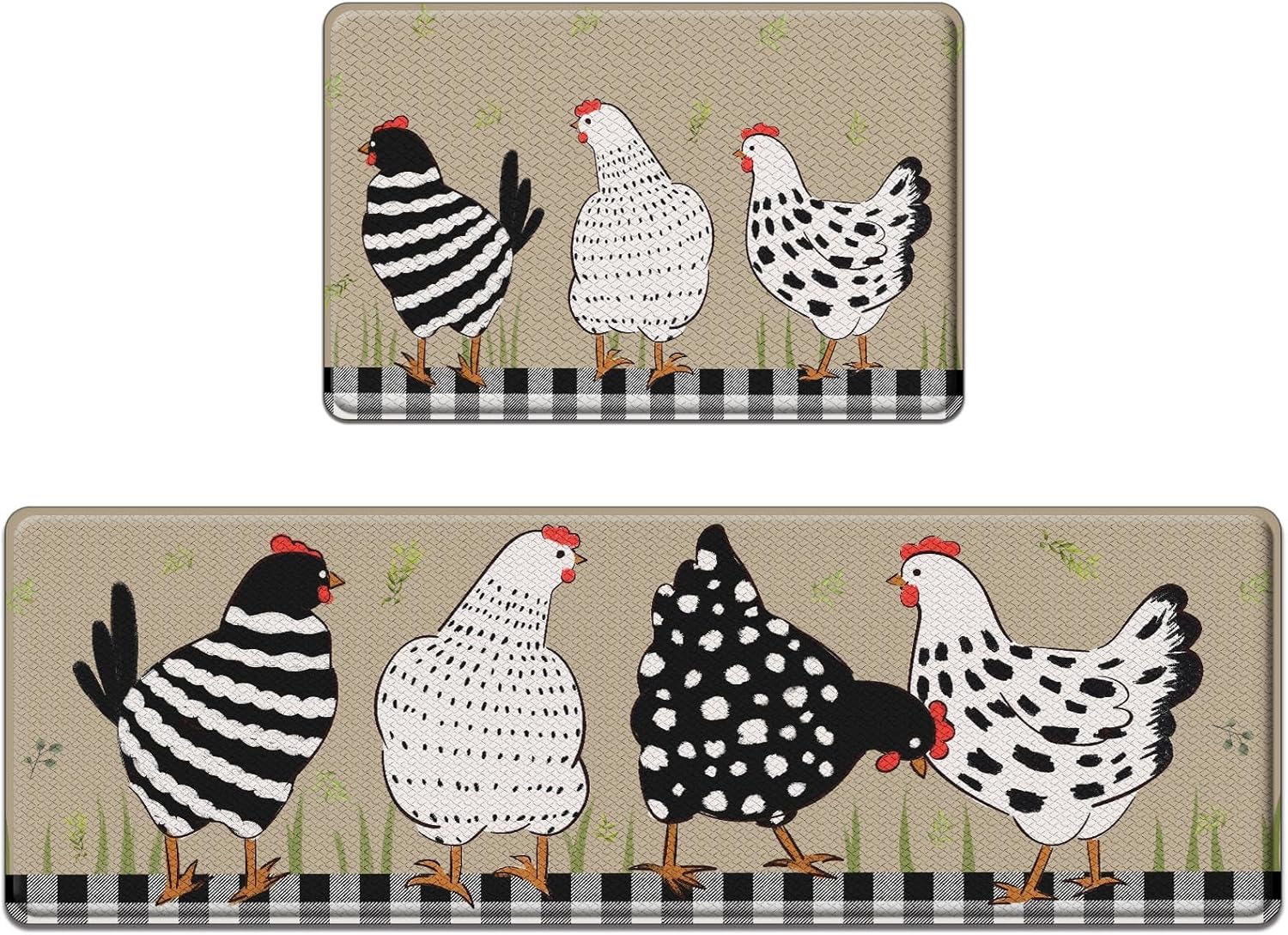 Anti-Fatigue Kitchen Rugs Set of 2 miraclefloor