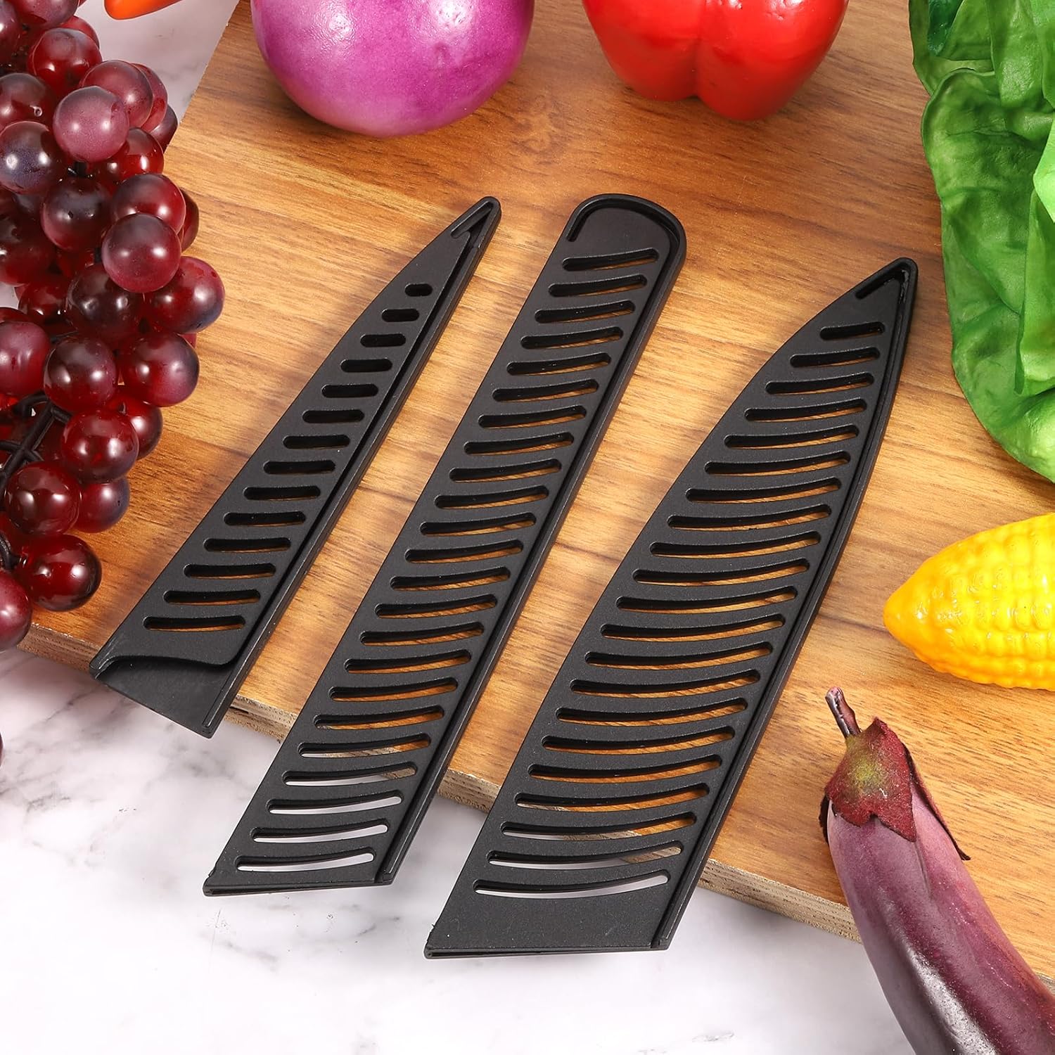 4-Piece Knife Sleeve Covers Blade Edge Protection for 6 Boning Knives