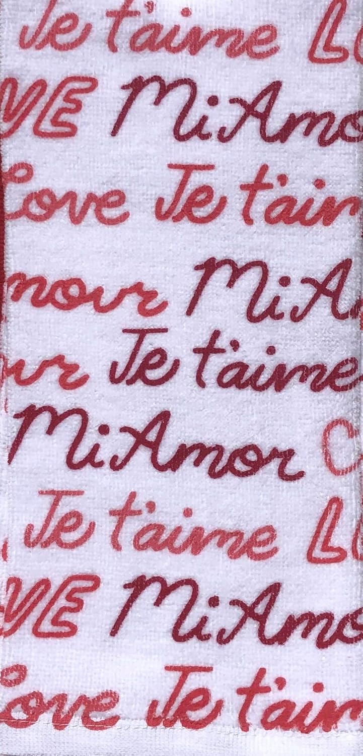Celebrate Valentines Day Together - Love Heart - 2-Pack Kitchen Towels