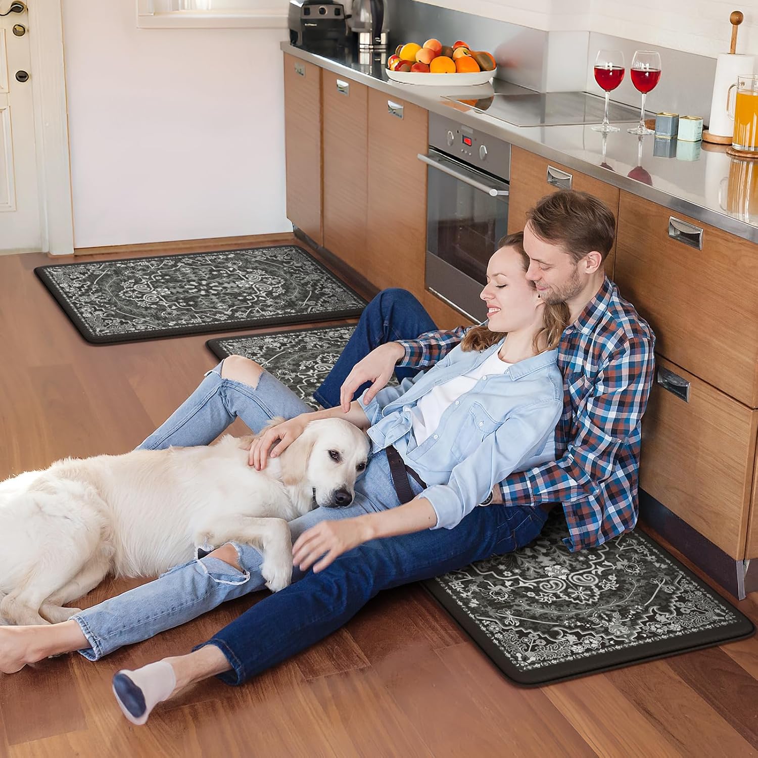 Anti-Fatigue Kitchen Mats Non-Slip Comfortable for Kitchen Use