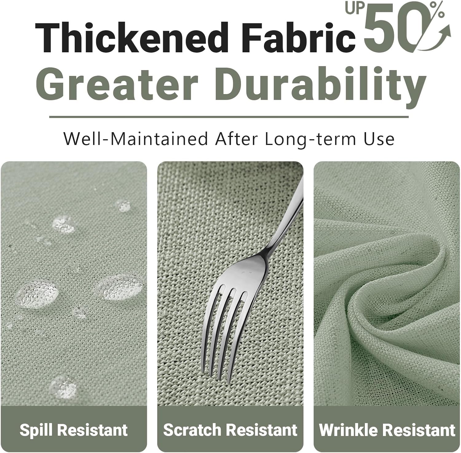 Rustic Tablecloth-BThroughout Hours waterproof elegant cotton linen tassel edge multi-use tablecloth